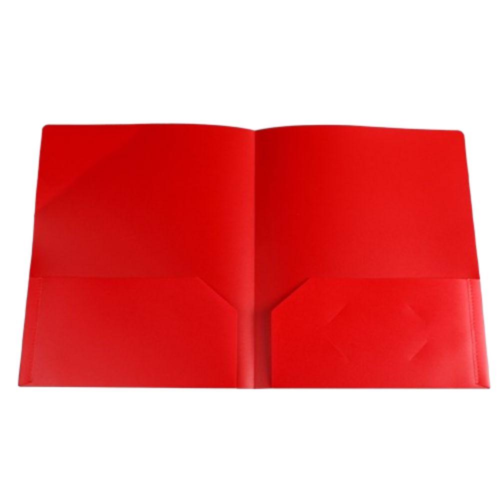 with Pockets A4 File Folder PP Double Sided Pocket Folder Folding Folders  Unisex