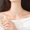 Starlight Necklace: Elegant Japanese Korean Starburst Choker with Minimalist Design for Women.