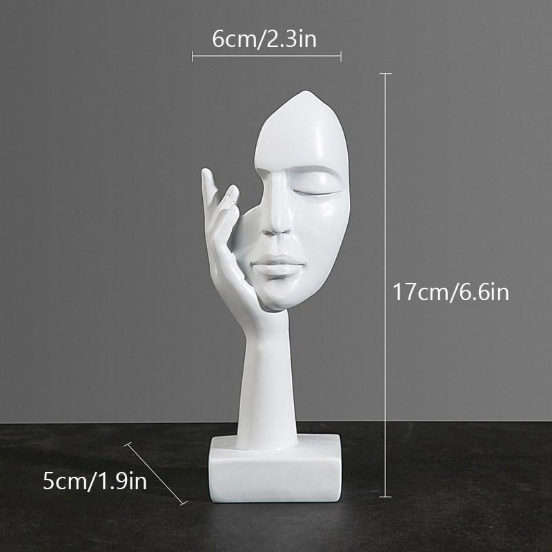 Moderne Abstrakte Figuren Büro Schreibtisch Dekoration Zubehör Figur Statue Moderne Kunst Zuhause Schlafzimmer Wohnzimmer Innendekor