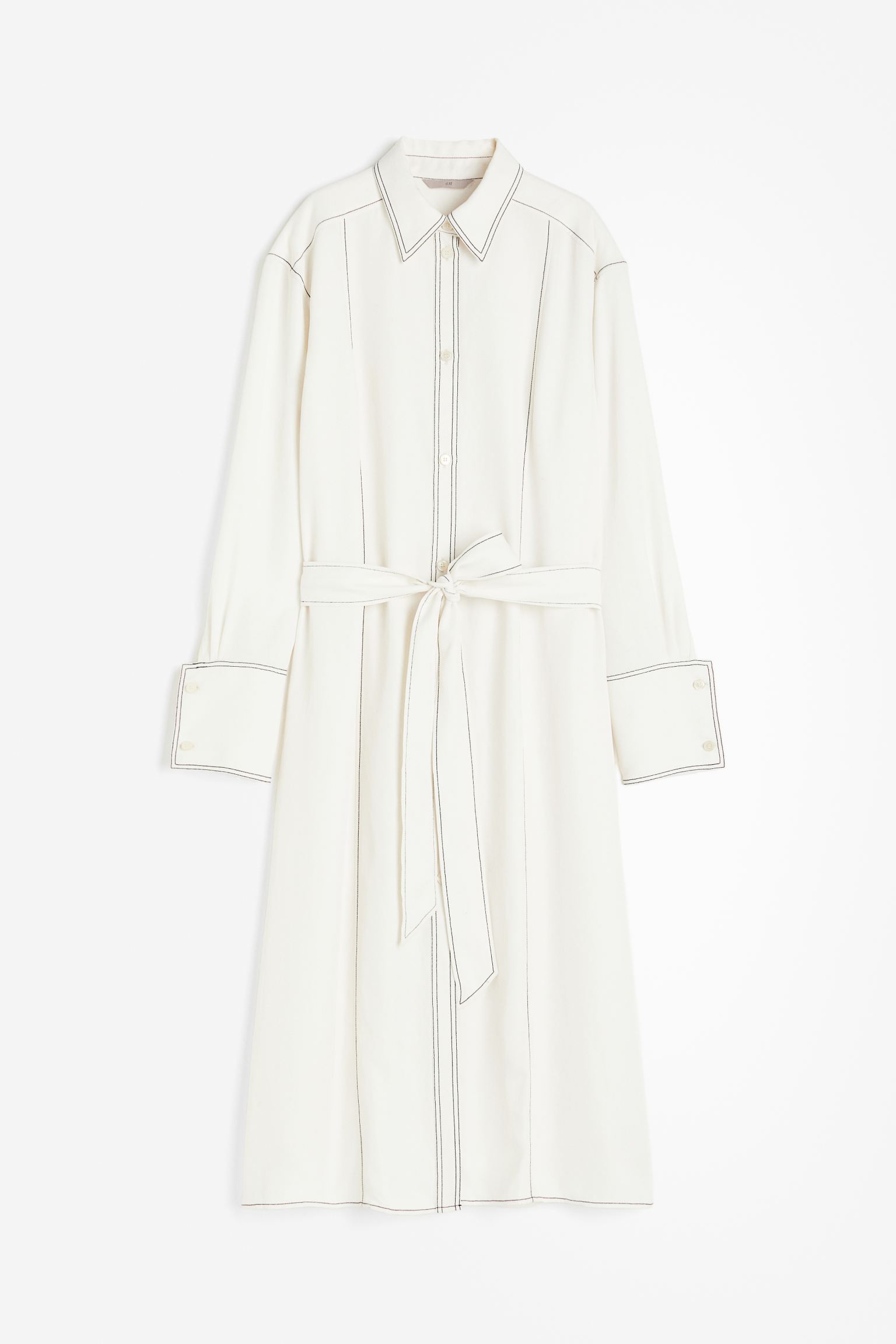 

Платье-рубашка с поясом