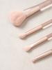 Mesh Pouch & Makeup Brush 4-Piece Set