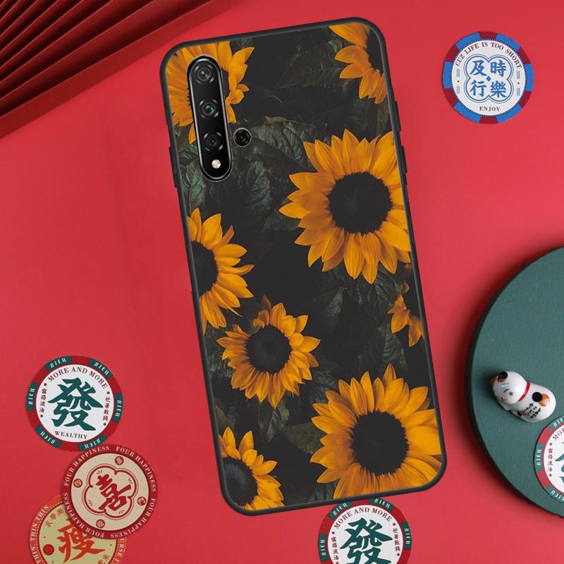 

Солнечный Подсолнух Для Huawei Nova Y73 Y72 Y61 Y91 Y90 Y70 Y60 12s 12i 11i 8i 9 10 SE P60 Pro P30 P40 Lite Чехол Huawei Nova Y90