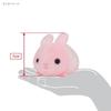Sanei Boeki Norun Rabbit Plush Toy, W7 x D9 x H7cm
