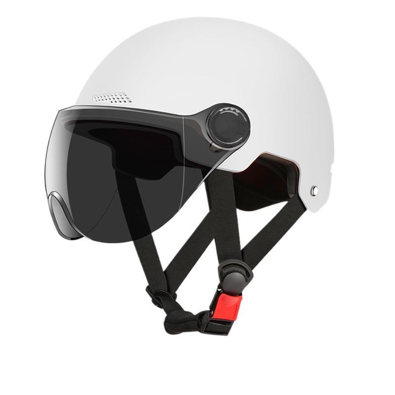 Helmet Electric Vehicle Women and Men Motorcycle Battery Car Half Helmet Summer Sun Protection Full Helmet Wholesale Riding Breathable and Lightweight