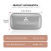 Car Sun Visor Glasses Case Leather Storage Box Accessories For Mitsubishi Lancer ASX Pajero Mirage Attrage Xpander Outlander
