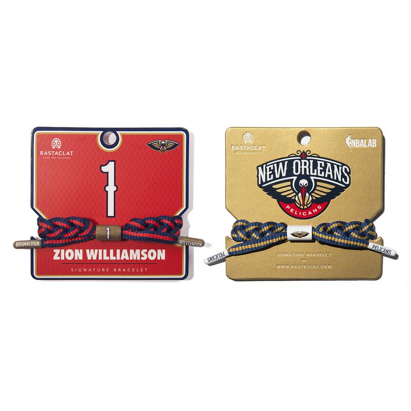 Rastaclat Little Lion Little Lion NBA Pelicans Williamson Combination Mixed Material Bracelet Unisex Couple Style RCNBA028