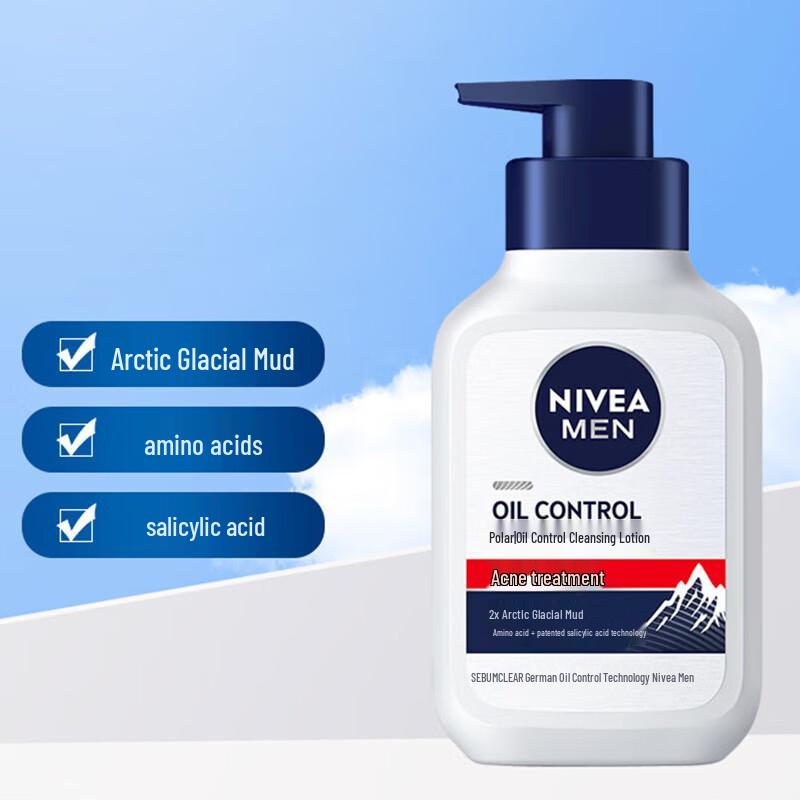 NIVEA Men Очищающее средство для лица против акне и жирного блеска