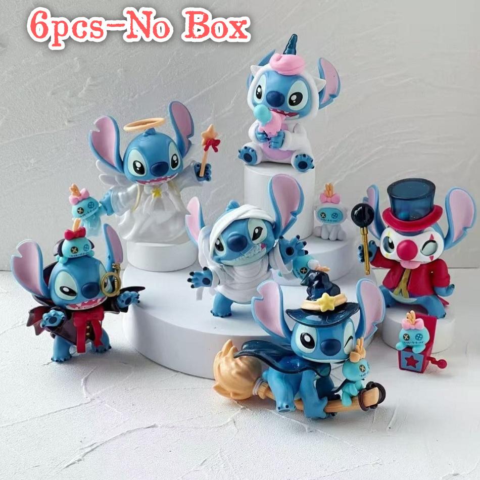 Latest Stitch Weird Diary Series Anime Figures Creative Cute Doll Statue Model   Plaything Kids Birthday Gifts