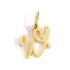 Gold-Plated Stainless Steel Alphabet Pendants for DIY Necklaces – Colorfast Jewelry Charms