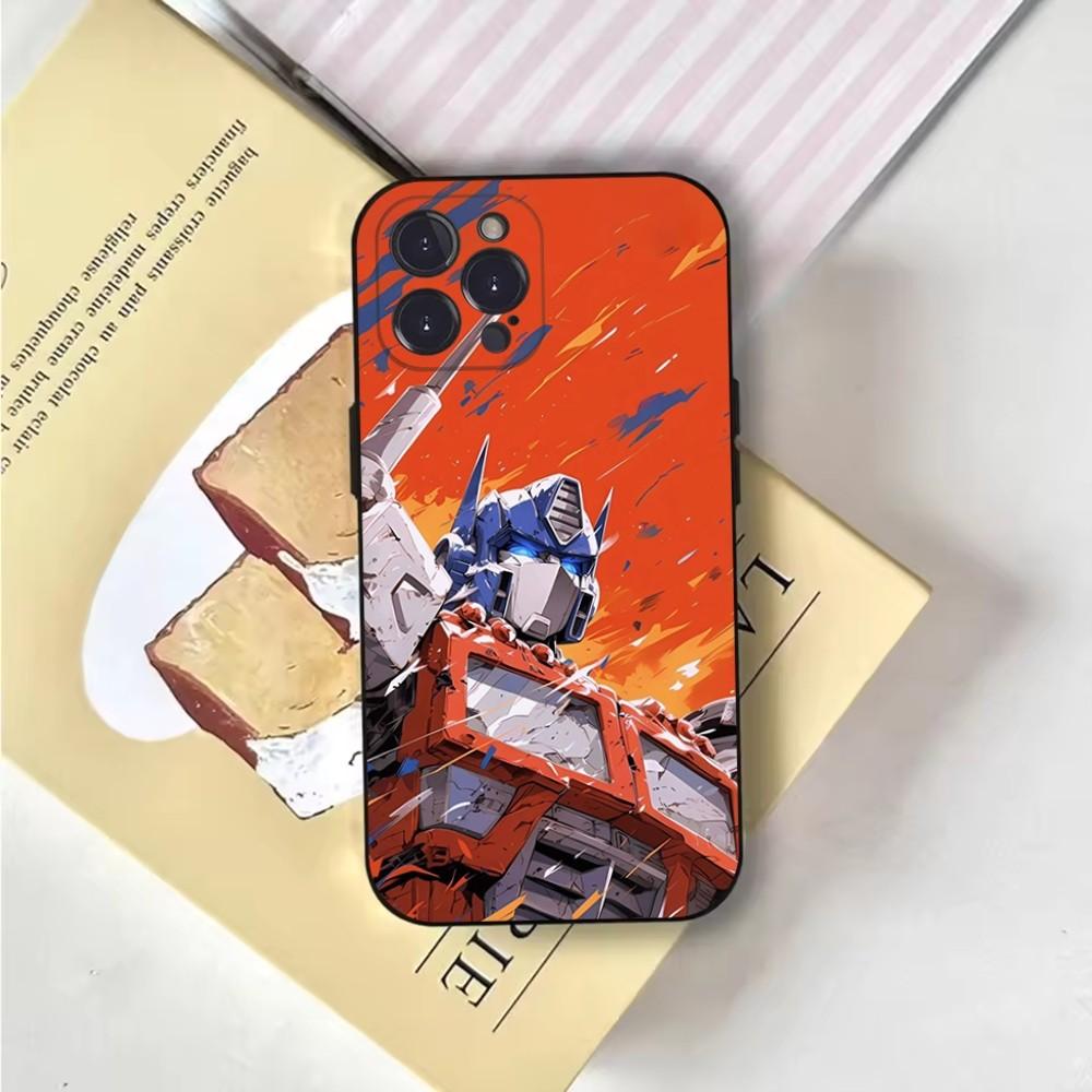 Cool T-Transformers Phone Case Phone Case For iPhone 16,15,14,13,12,11,Pro,X,XS,Max,XR,Plus,Mini Soft Black Cover