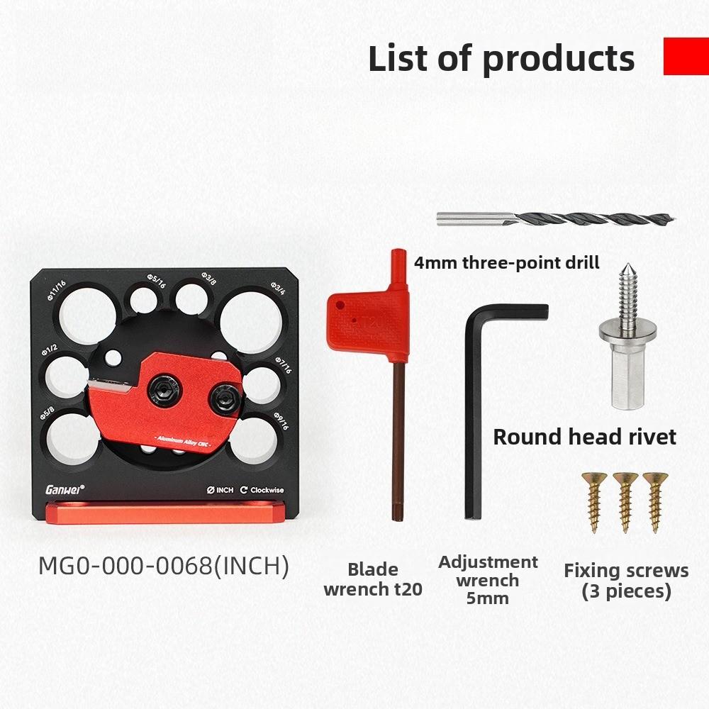 Adjustable Round Rod Maker Tool for Electric Drill, Square to Round Wood Stick Dowel Maker
