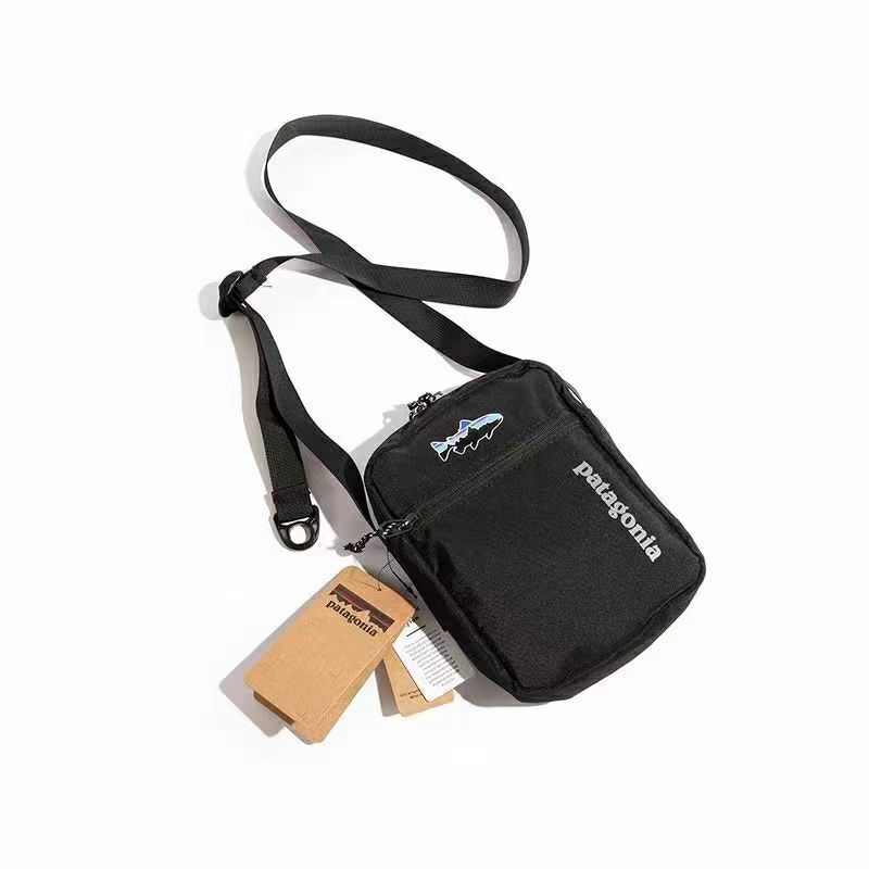 Trend Bata Men's Outdoor Sports Shoulder Bag Fishing Casual Oblique Span Bag Versatile Tooling Wind Small Mobile Phone Bag