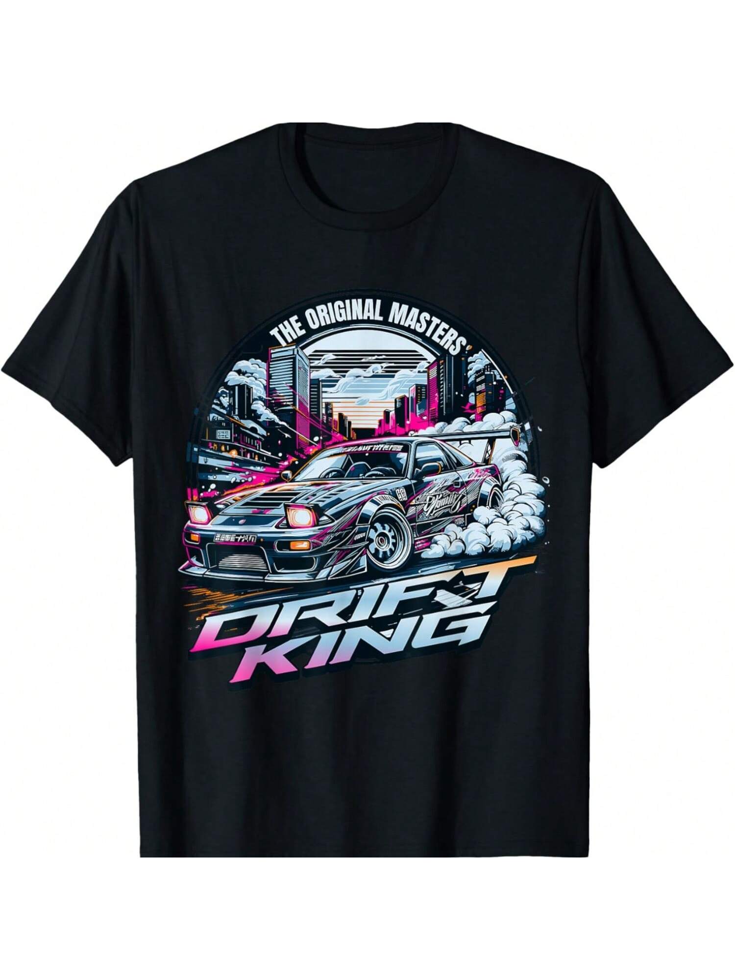 

Футболка с дизайном винтажного гоночного автомобиля в японском стиле JDM Tokyo Drift XXXXXL чёрный