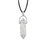 1Pc Hexagon Pillar Stone Necklace Bullet Pendant Choker Necklace Fashion Jewelry Gift