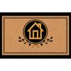 House Roof Logo Doormat Irish Outdoor Non-Slip Kitchen Floor Mat Garage Welcome Door Mat Rubber Carpet