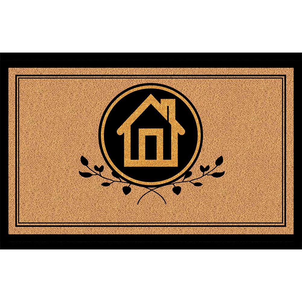 Huis Dak Logo Deurmat Iers Buiten Antislip Keuken Vloermat Garage Welkom Deurmat Rubber Tapijt 90cmx60cm
