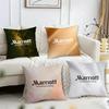 Marriott Hotel Kissenbezug Wendbarer Plüsch-Kissenbezug – Für Auto, Sofa, Schlafzimmer, perfekt als Geschenk.