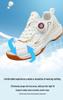 Unisex Kids' Breathable Badminton Shoes, Shock-Absorbing Sports Footwear for Youth Competition and Training