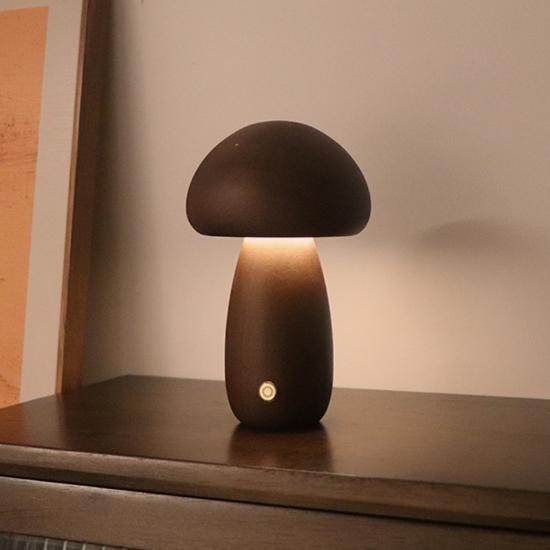 Mushroom Night Light Warm Light Touch Bedroom Bedhead Sleep Night Light Advanced LED Decorative Atmosphere Light