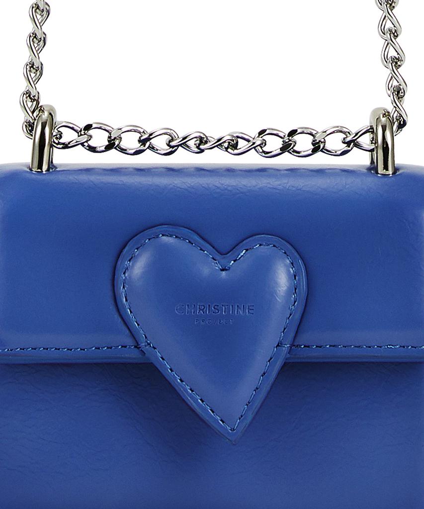 Christine Project Twist Heart Micro Bag(Blue Slush)