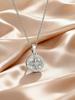 Vintage Classic Compass Pendant Necklaces for Women Men, Hip Hop Fashion Stainless Steel Jewelry Graduation Guide Gift