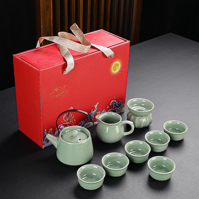 Guochao creative Geyao tea set, real estate merchandise, car companies, private companies, business activities, gifts