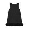 ELLE KIDS Girls' Shimmering Winter Vest Dress
