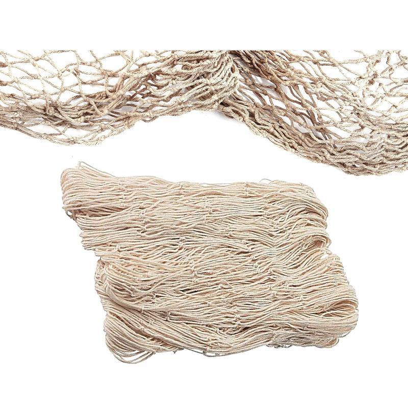 Wall Hanging Nautical Fishing Net Decoration Rustic Style Hawaiian Ocean Beach Theme Graduation Party Decor