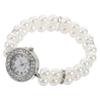 JECOMPRIS Bangle Pearl Bracelet Rhinestone Vintage Gold Sparkly Watch for Cuff White Women's Watch, Jewelry, Watch, Watch, Women, Women's Watch,