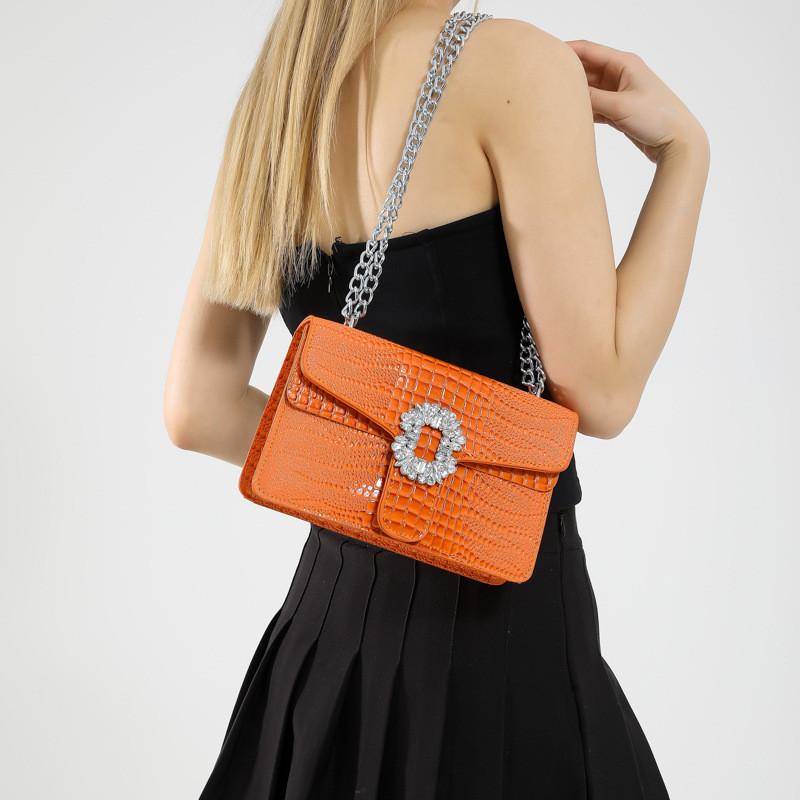 Pu Small Square Bag With Zipper Closure For Daily Casual Use