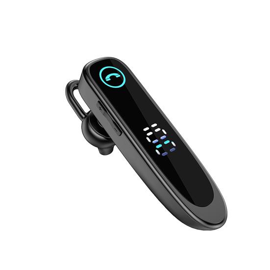 A20 Bluetooth-compatible Earphone Ear Hook Super Long Standby IPX7 Waterproof Single Business Wireless Headset with LED Display for Driver