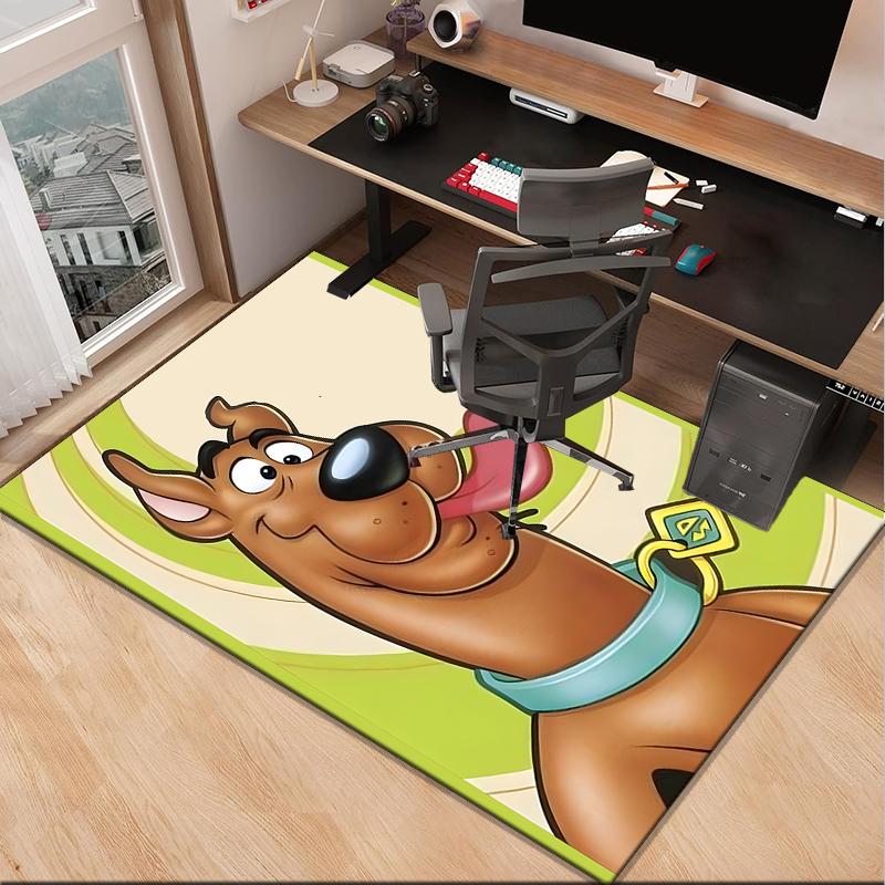 Scoo-dog Mystery Night Office Rug Chair Mat, Game Carpet, Suitable for Front Door, Bedroom, Living Room, Desk, Holiday Gift