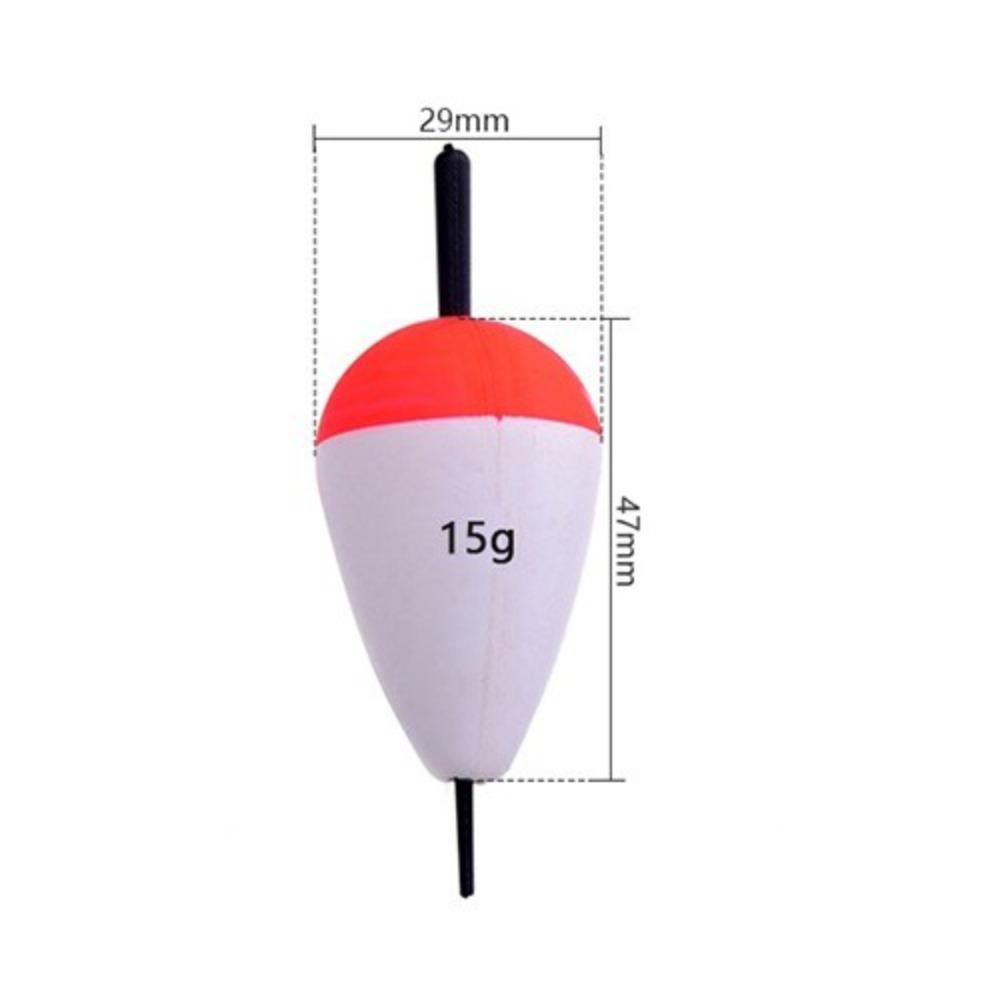 10Pcs/Set Fishing Tackle Fishing Float 3/5/10/20g Foam Floats Ball Portable Floats Sticks