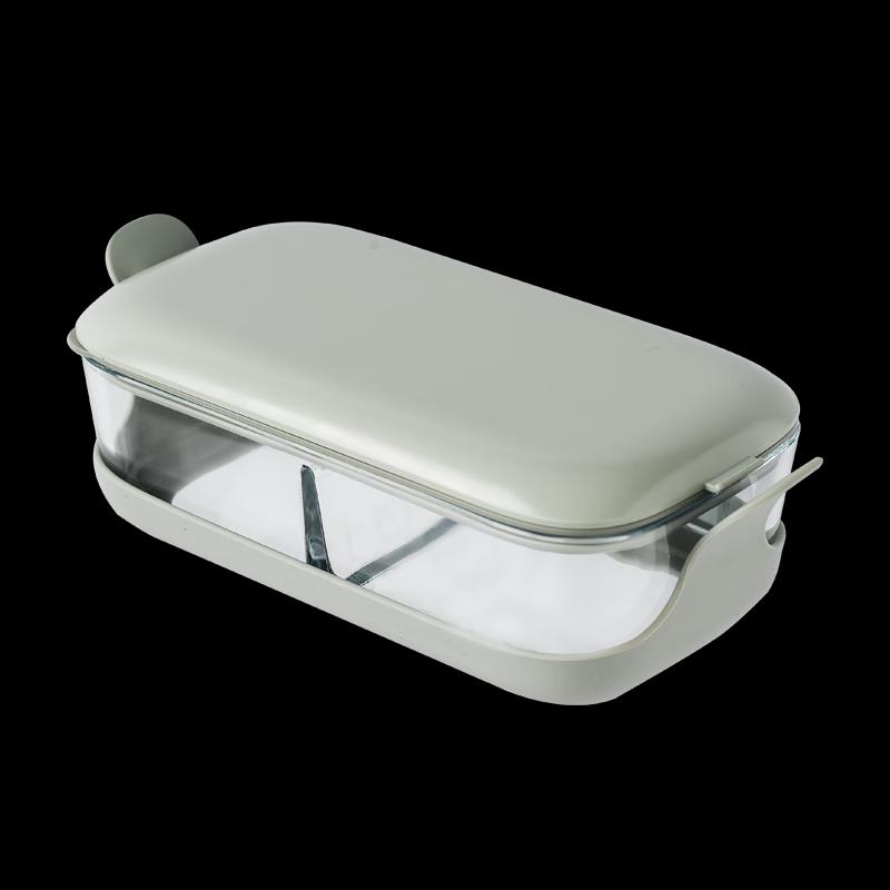 

Anmai Silicone Heat-Resistant Glass Lunch Box