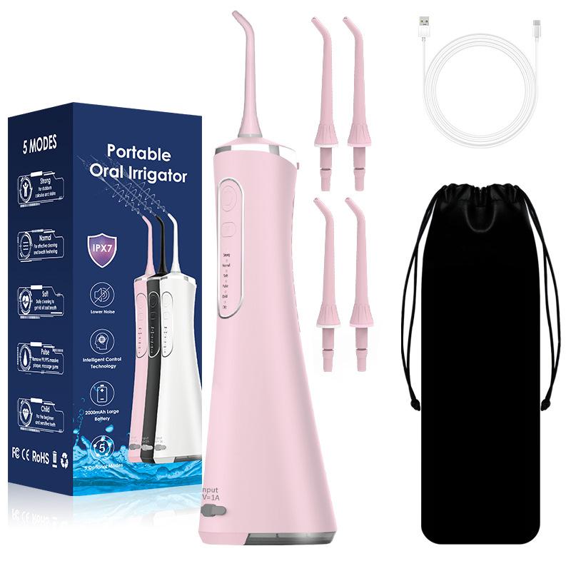 

Ручной электрический ирригатор для полости рта Портативный бытовой водный зубной флосс Зубная промывка Ополаскиватель для полости рта