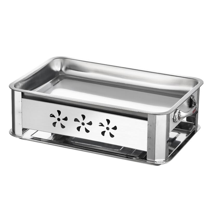 GOWKE 304 Stainless Steel Dual-Fuel Outdoor Grilled Fish Stove
