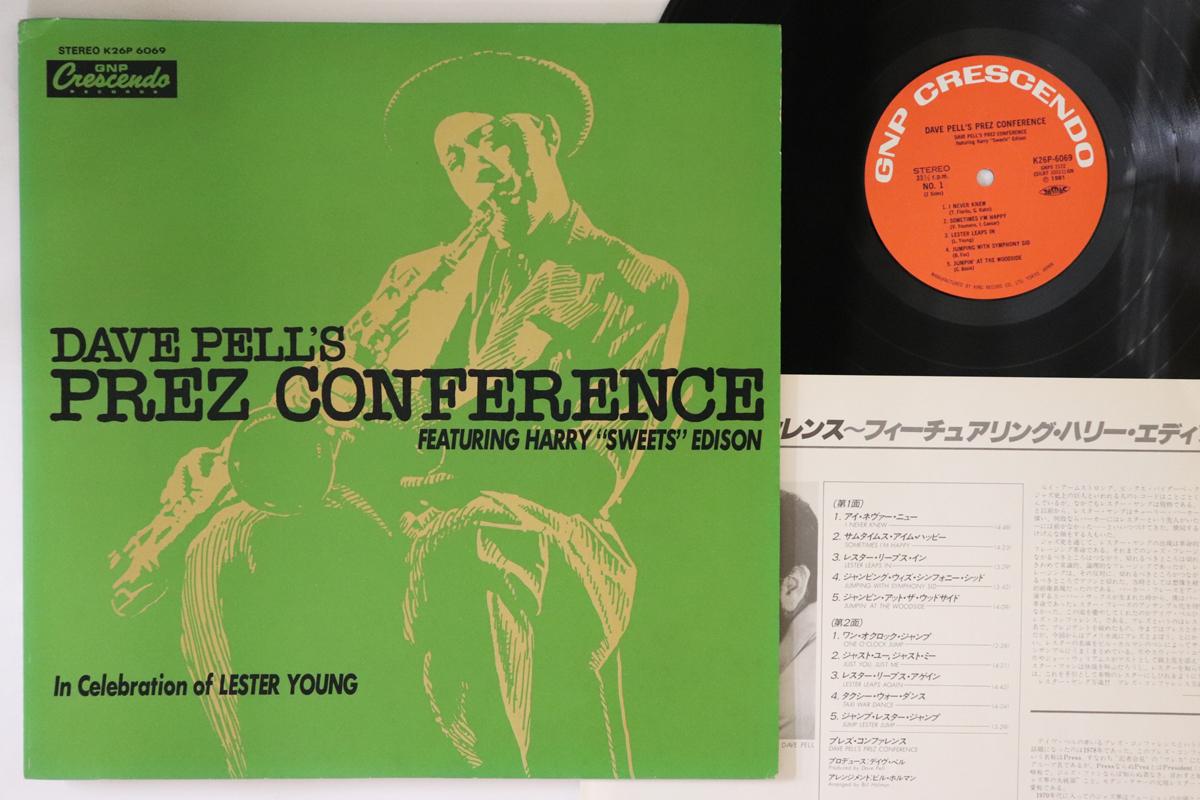 

LP Record DAVE PELL, HARRY EDISON - Dave Pell s Prez Conference K26P6069 GNP 1978 Japan Jazz Used