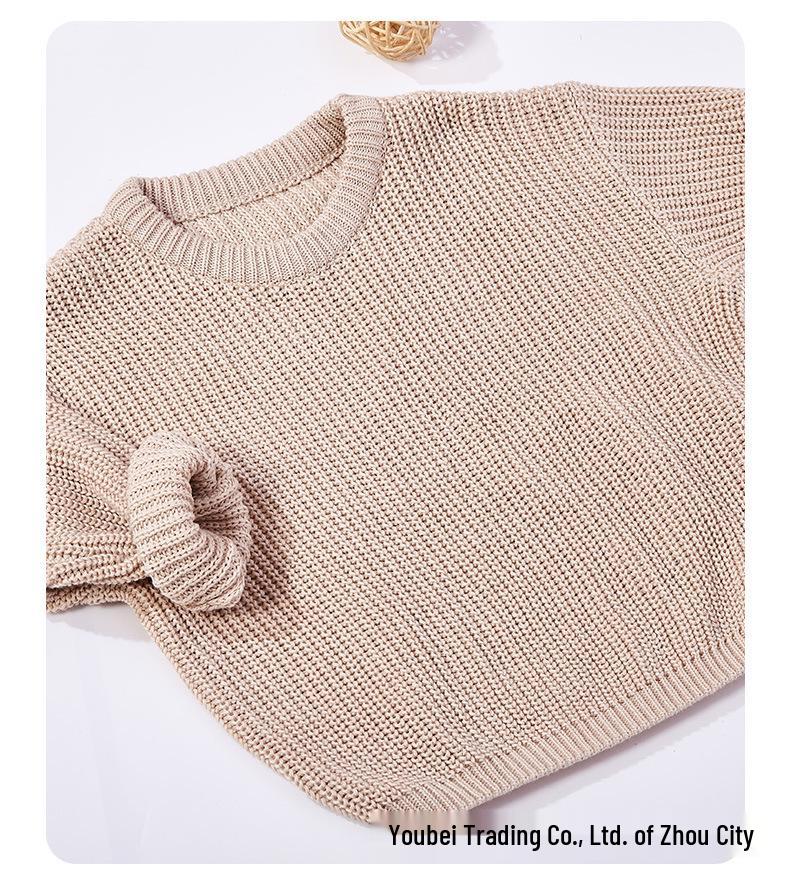 Baby Unisex 100% Cotton Knit Sweater - Soft & Comfortable