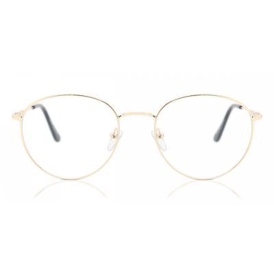 Full Rim Oval Gold Sion 901f Fashion Unisex Eyeglasses