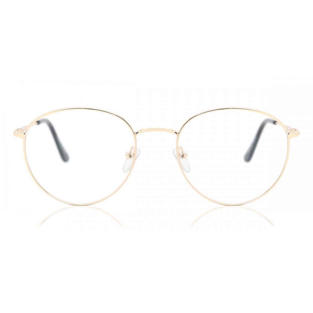 Full Rim Oval Gold Smartbuy Collection Sion 901f Fashion Unisex Eyeglasses