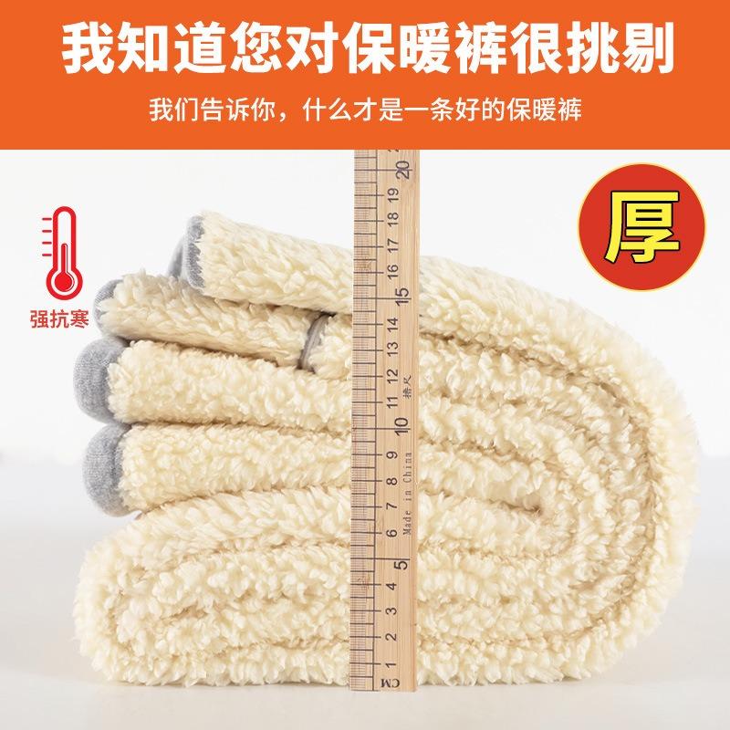 Pants for Women's Outer Wear Autumn and Winter Fleece Thickened Leggings Extra Thick High Waist Elastic Large Size Integrated Thermal Pants