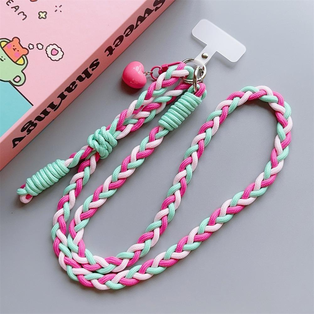 Anti-loss Phone Hanging Chain Nylon Mobile Phone Lanyard DIY Phone Crossbody Chain  Christmas Gifts