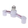Adattatore Presa Lampada E27 a Doppia E27 85-285V Supporto Universale di Conversione 1Pz/2Pz per Illuminazione Camera da Letto Soggiorno