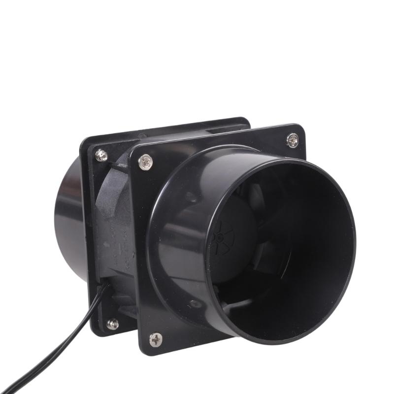 Hochgeschwindigkeits 80mm 12V Abluftventilator Mit Einstellbarer Stromversorgung Für Werkstatt Und Gewächshaus Luftzirkulation