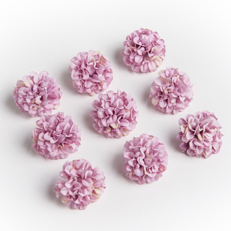 Artificial Flowers Ball Material Silk Carnation Wedding festival Decorative Wreath Home vase table Bride Brooch DIY gift props