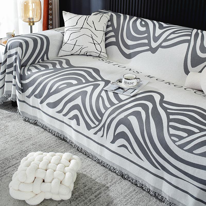 Housse de canapé américaine en Chenille, nouvelle couverture décorative universelle quatre saisons pour salon, une pièce, couverture complète anti-poussière