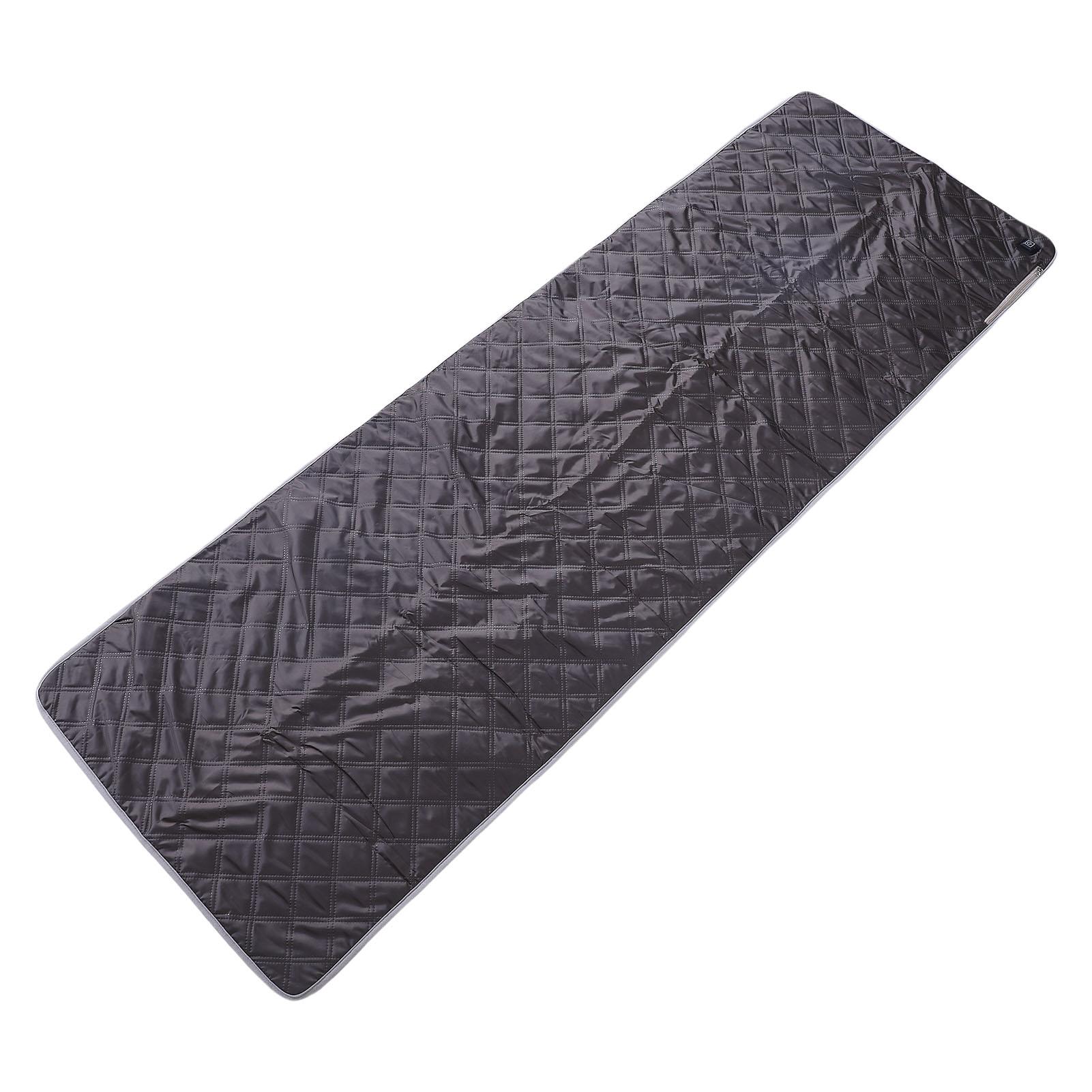 Matelas chauffant pour sac de couchage 3 niveaux de température 4 zones chauffantes Coussin chauffant USB pour camping et randonnée par temps froid Double interface