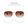 Women's Sunglasses, Metal Polygonal Sunglasses, Men's and Women's Fashion Sunglasses