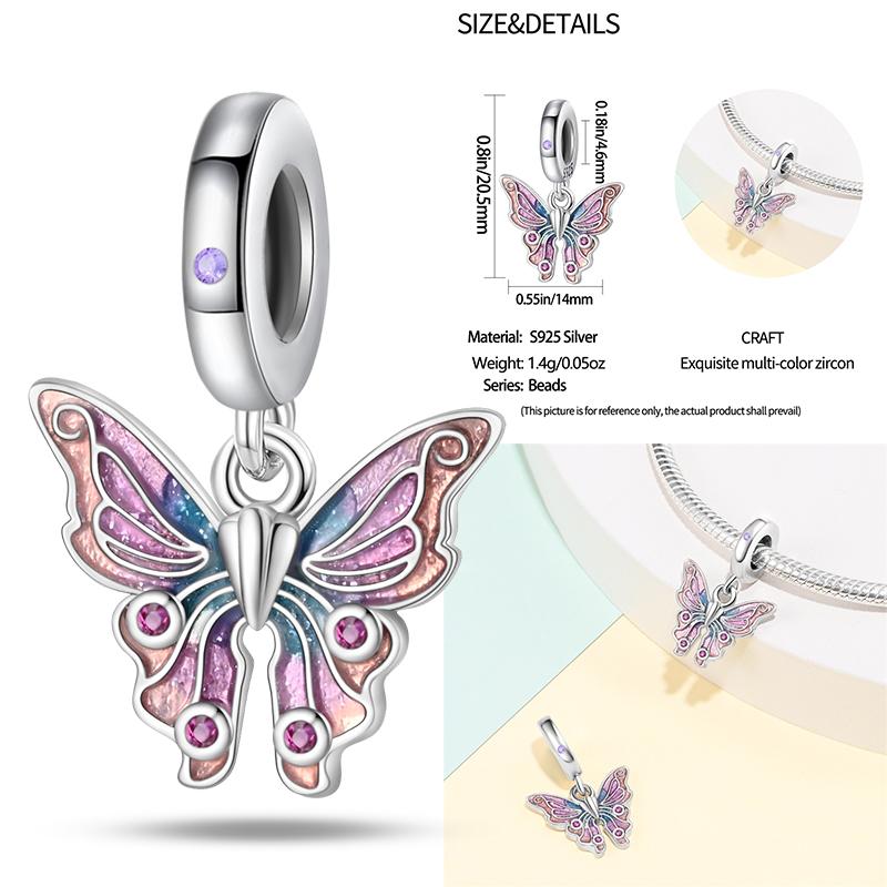 Copper Classic Purple Retro Heart Shape Lotus Angel Pattern Charms Beads Fit Necklace Bracelets Pendant Diy Jewelry