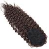 Synthetic Ponytail Wig With Deep Curl Net Cap Drawstring Heat-Resistant Fiber Women Any Face Shape